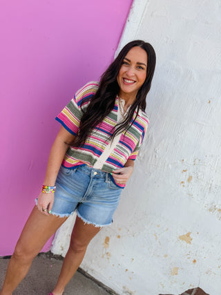 Cozy In Color Knit Top