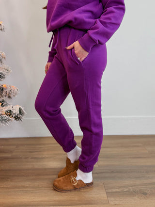 On The Move Joggers-Light Plum