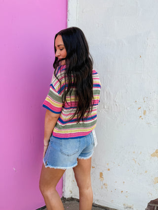 Cozy In Color Knit Top