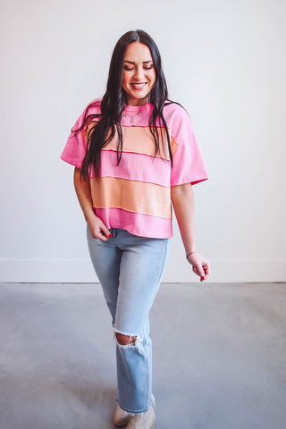 Cassie Color Block Tee