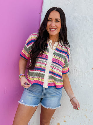 Cozy In Color Knit Top