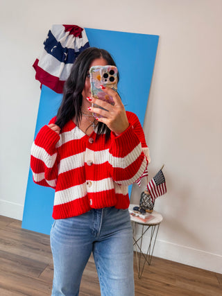 Quincy Striped Cardigan