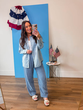 Maggie Gingham Pants