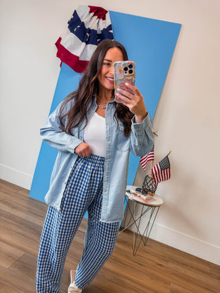 Maggie Gingham Pants