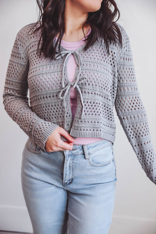 Kiara Cardigan-Slate