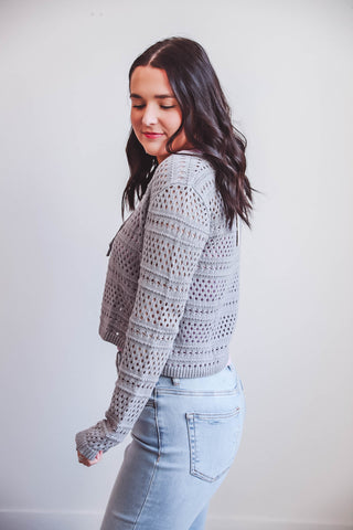 Kiara Cardigan-Slate