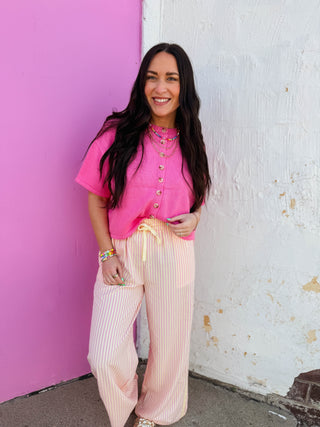 Simply Essential Knit Top-Hibiscus