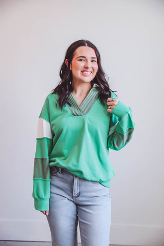 Jaiden Pullover-Green