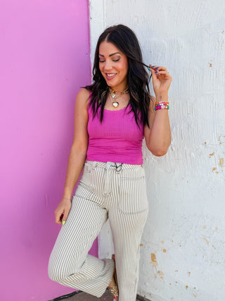 Libby Tank-Fuchsia