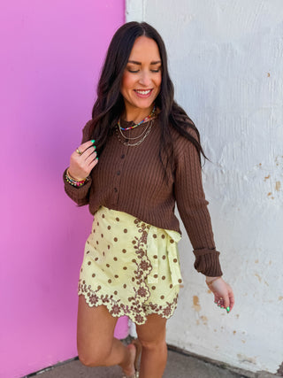 Amelia Cable Knit Cardigan