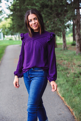 Everlee Top-Purple