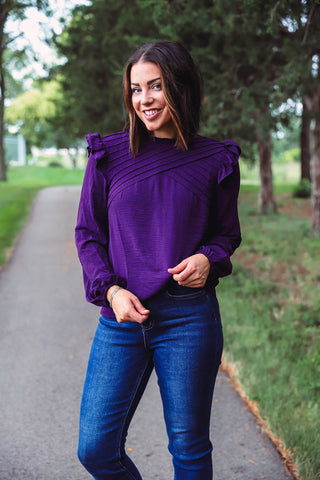 Everlee Top-Purple