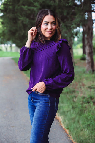 Everlee Top-Purple