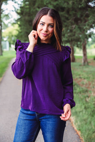 Everlee Top-Purple