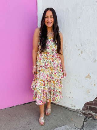 Floral Mood Midi Dress