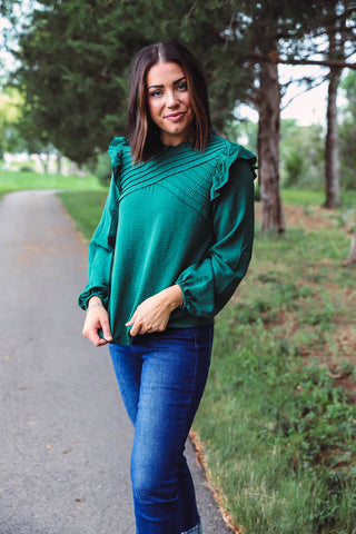 Everlee Top-Green