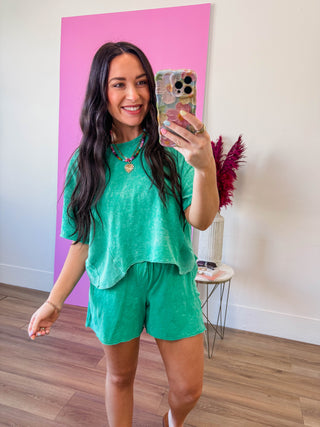 Lilly Lounge Set-Seafoam