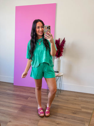 Lilly Lounge Set-Seafoam