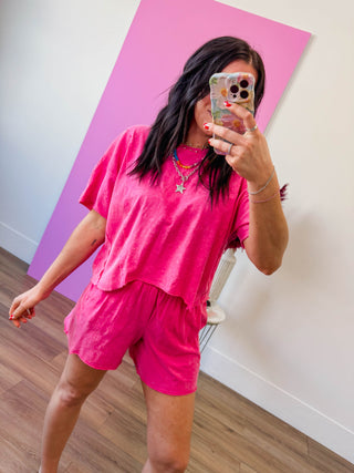 Lilly Lounge Set-Pink