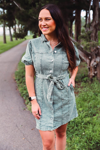 Harlow Denim Mini Dress