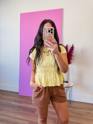 Emme Smocked Top