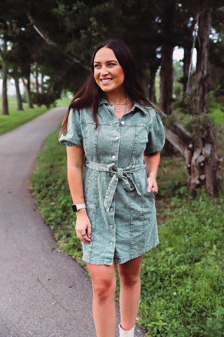 Harlow Denim Mini Dress