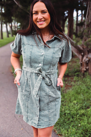 Harlow Denim Mini Dress