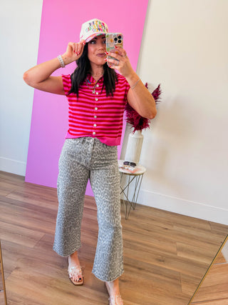 Heartbreaker Striped Sweater Vest