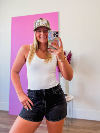 Layer Me Up Tank-White