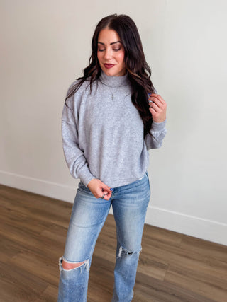 Callie Sweater-H. Grey