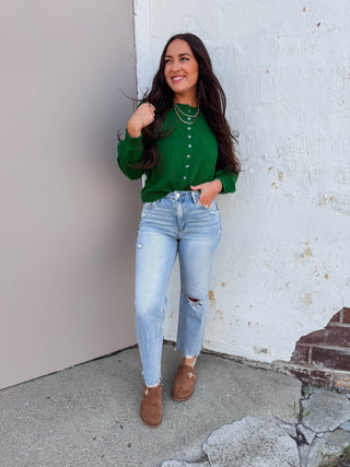 Kaita Cardigan-Green