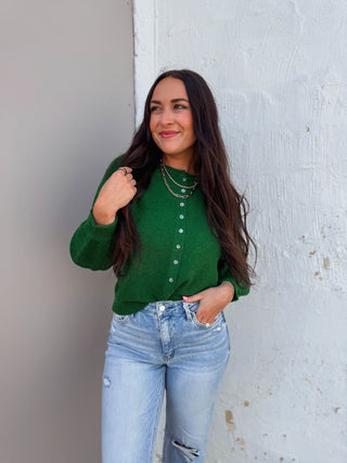 Kaita Cardigan-Green