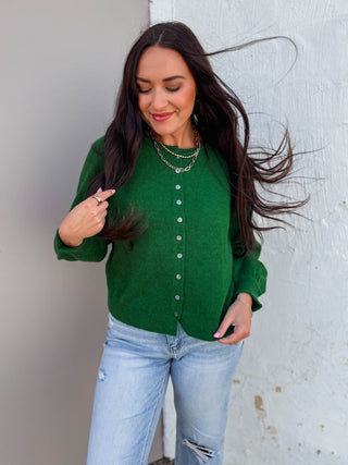 Kaita Cardigan-Green