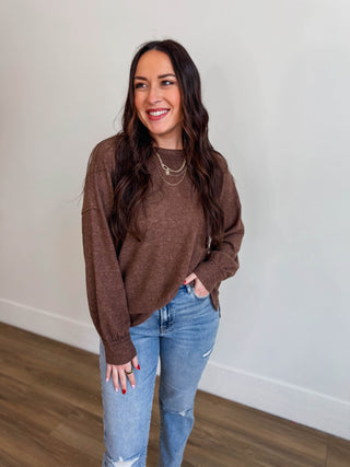 Karson Sweater-Brown