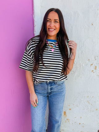 Quincy Striped Tee