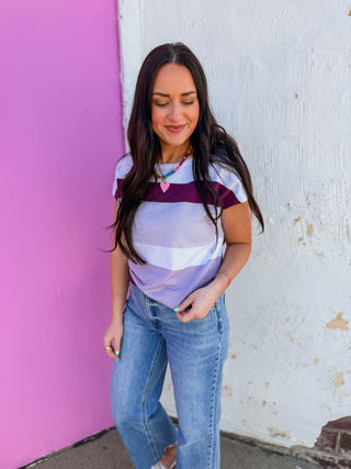 Julia Striped Knit Top