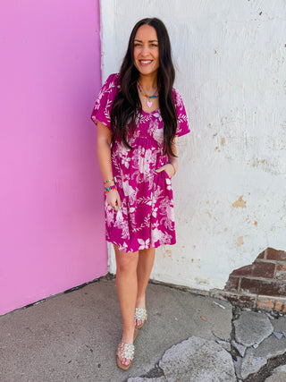 Lydia Floral Mini Dress