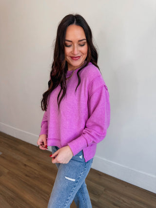Paige Sweater-Bright Mauve