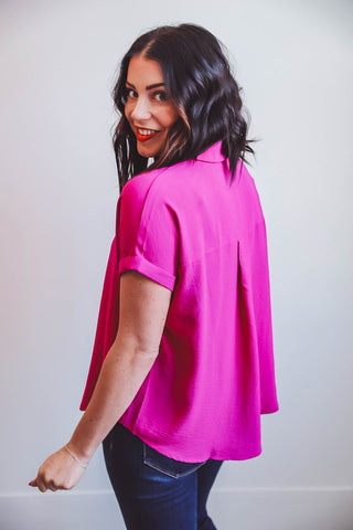 Rowan Top-Magenta