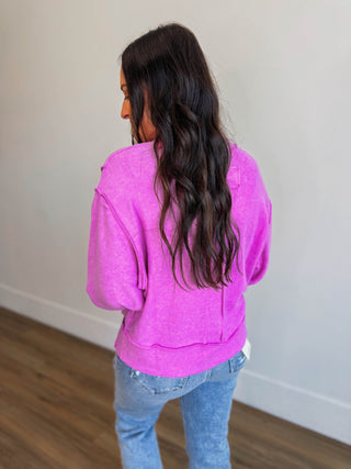 Paige Sweater-Bright Mauve
