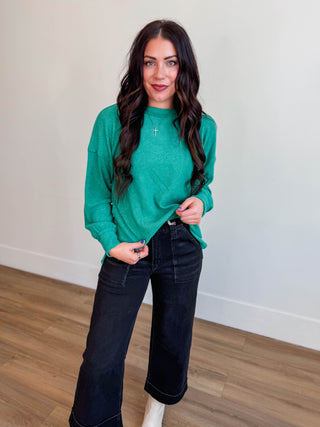 Karson Sweater-Kelly Green