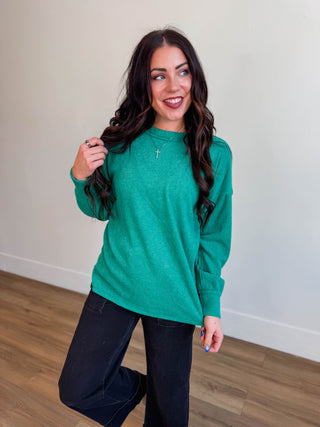Karson Sweater-Kelly Green