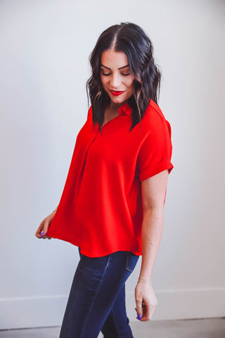 Rowan Top-Red