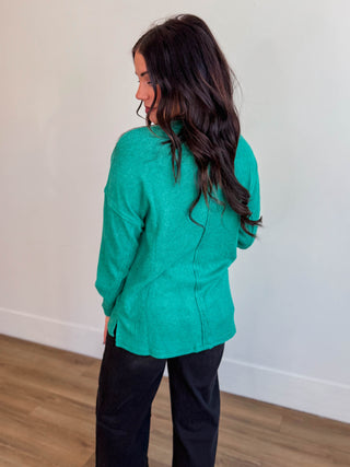 Karson Sweater-Kelly Green