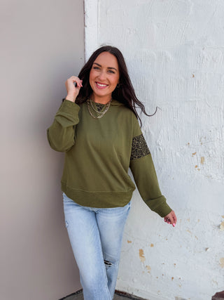 Amber Hoodie-Olive