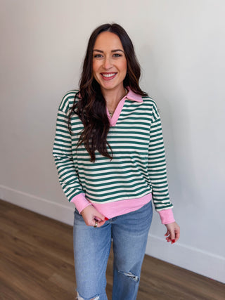 Kami Striped Pullover