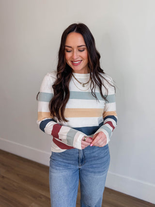 Brooke Striped Sweater