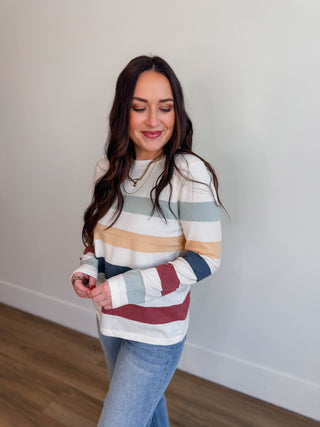 Brooke Striped Sweater