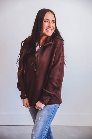 Hailey Jacket-Coffee