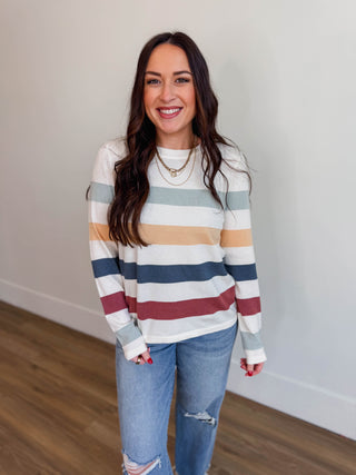 Brooke Striped Sweater
